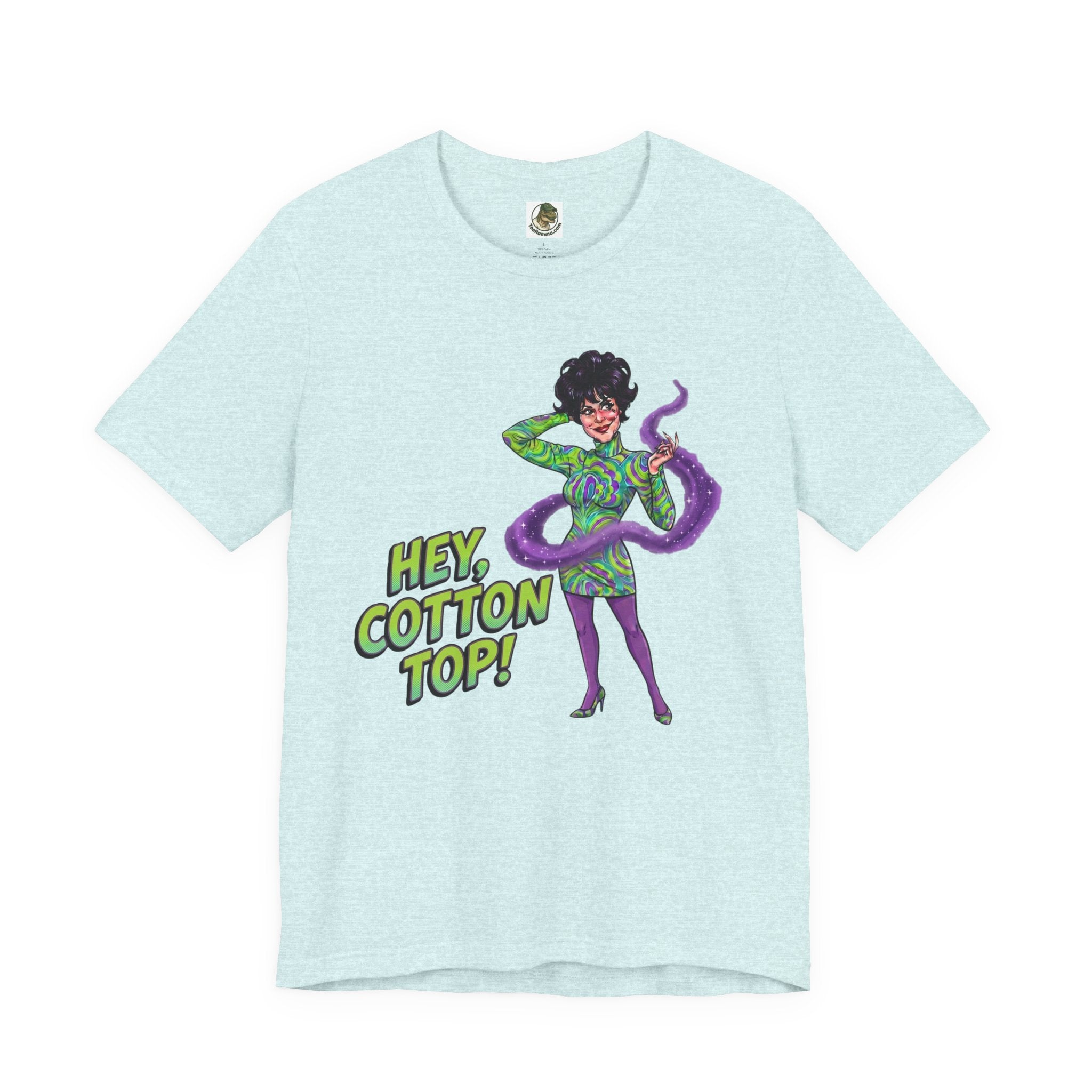 Unisex Vintage 'Hey, Cotton Top!' Cotton T-Shirt