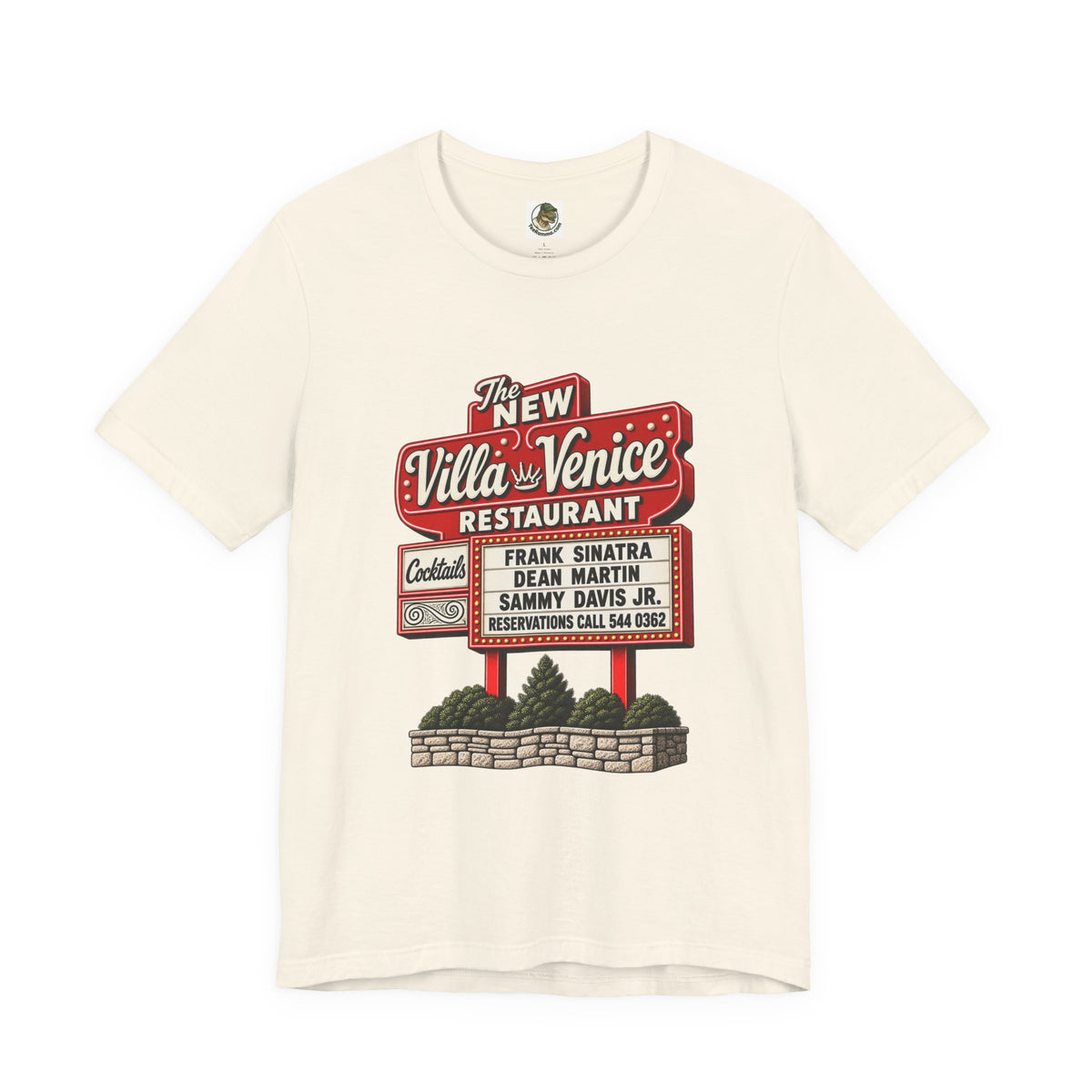 Villa Venice Restaurant Retro Sign Tee