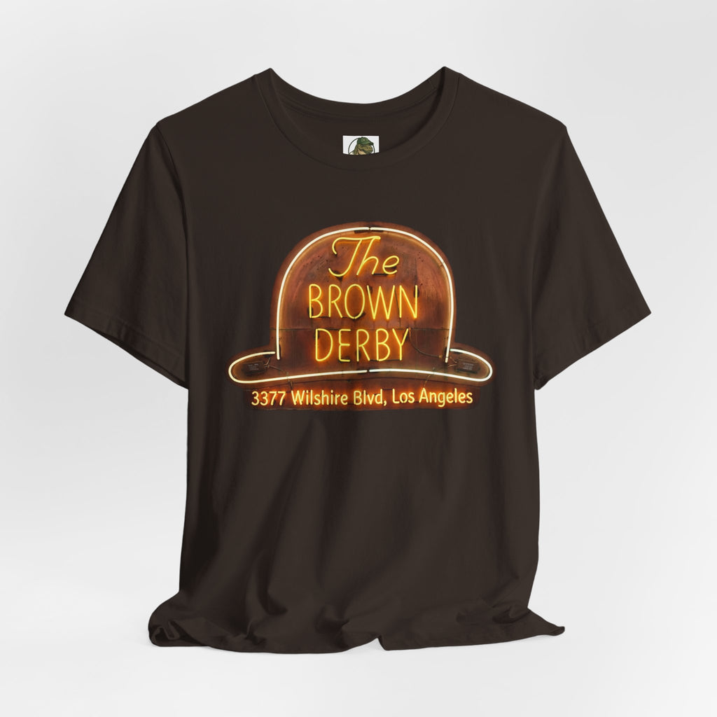 Vintage Brown Derby Restaurant Tee -- Retro Neon Sign
