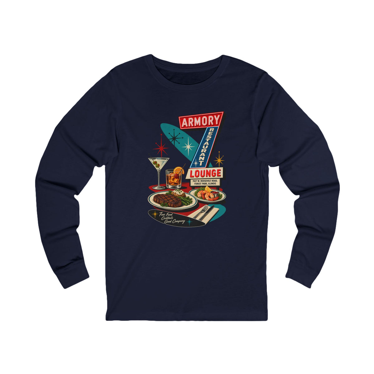 Armory Lounge Retro Lounge Long Sleeve Tee