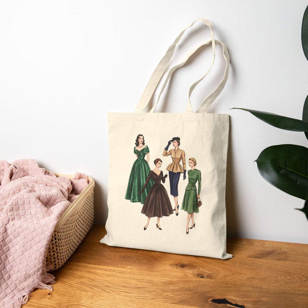 Vintage Ladies Fashion 'New Look' Canvas Tote Bag