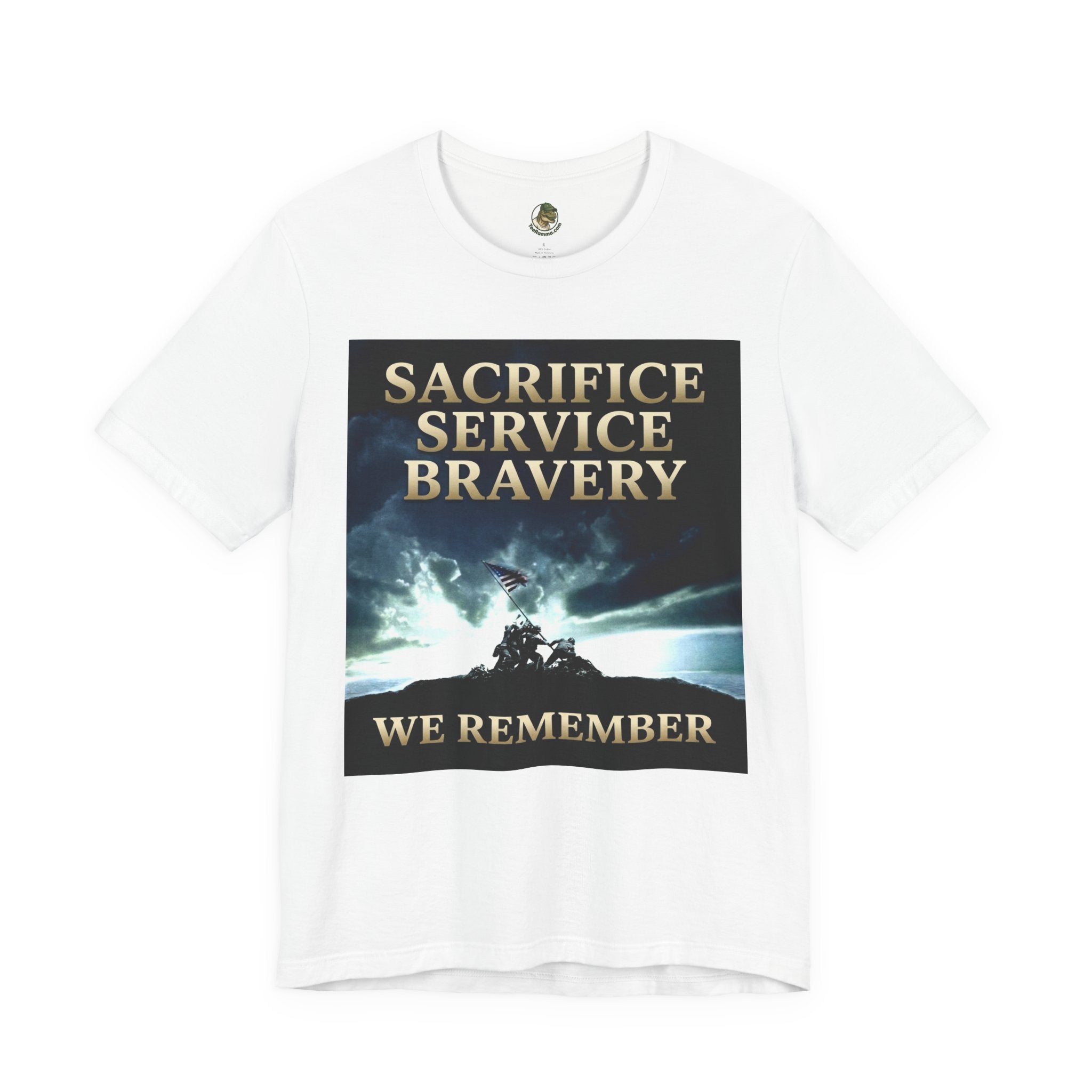 Sacrifice Service Bravery Memorial Tee