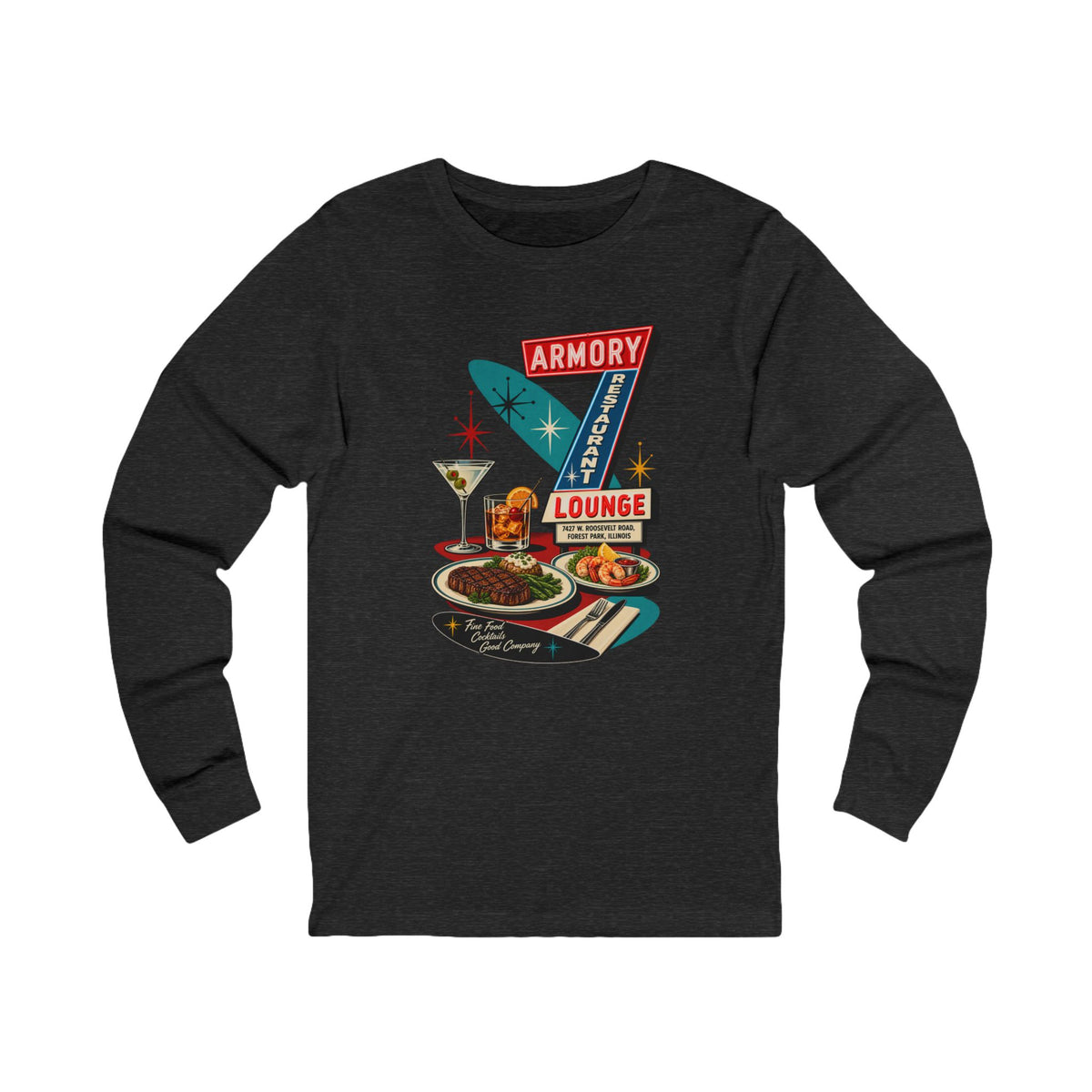 Armory Lounge Retro Lounge Long Sleeve Tee