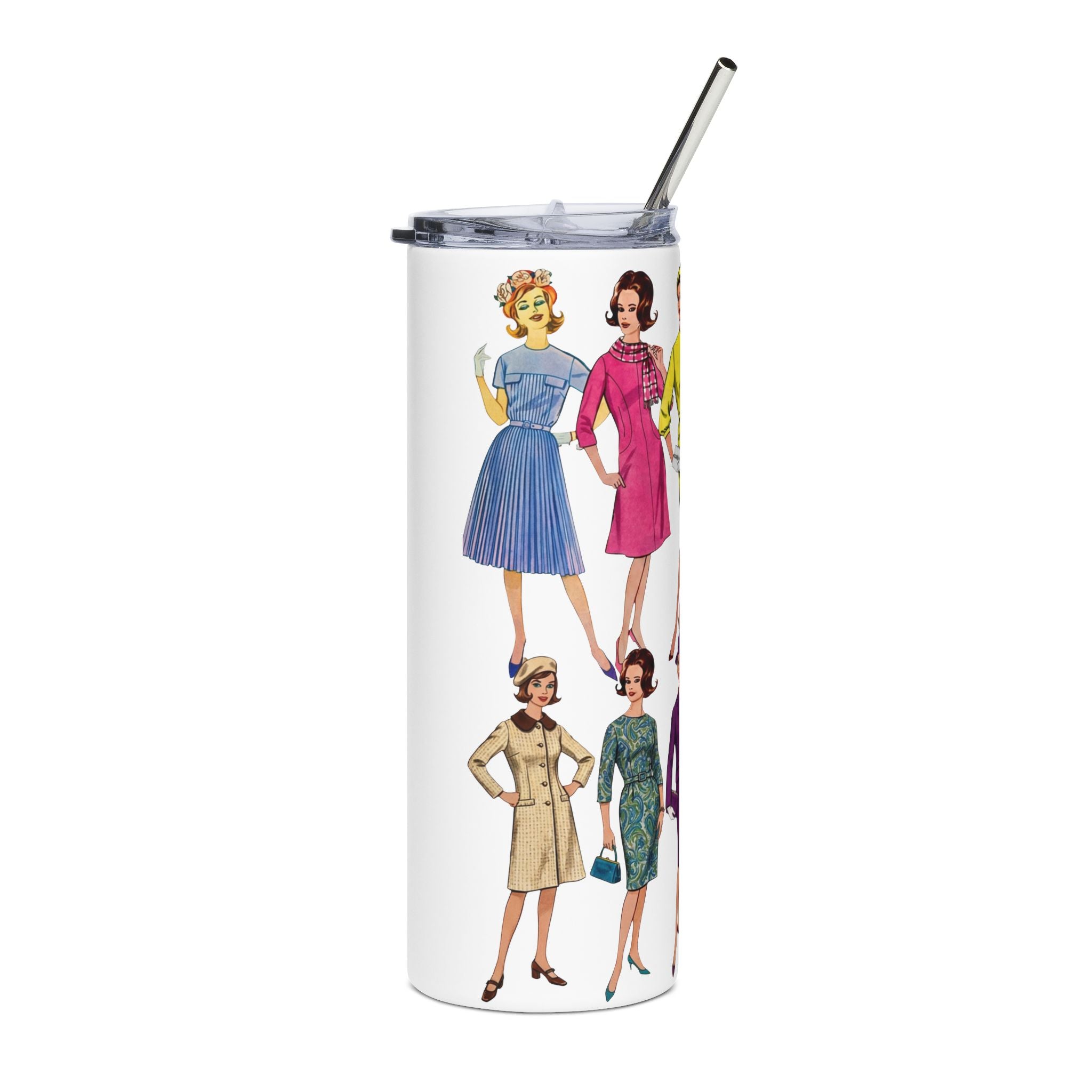 'Sixties Fashion Show' Stainless Steel 20oz Tumbler