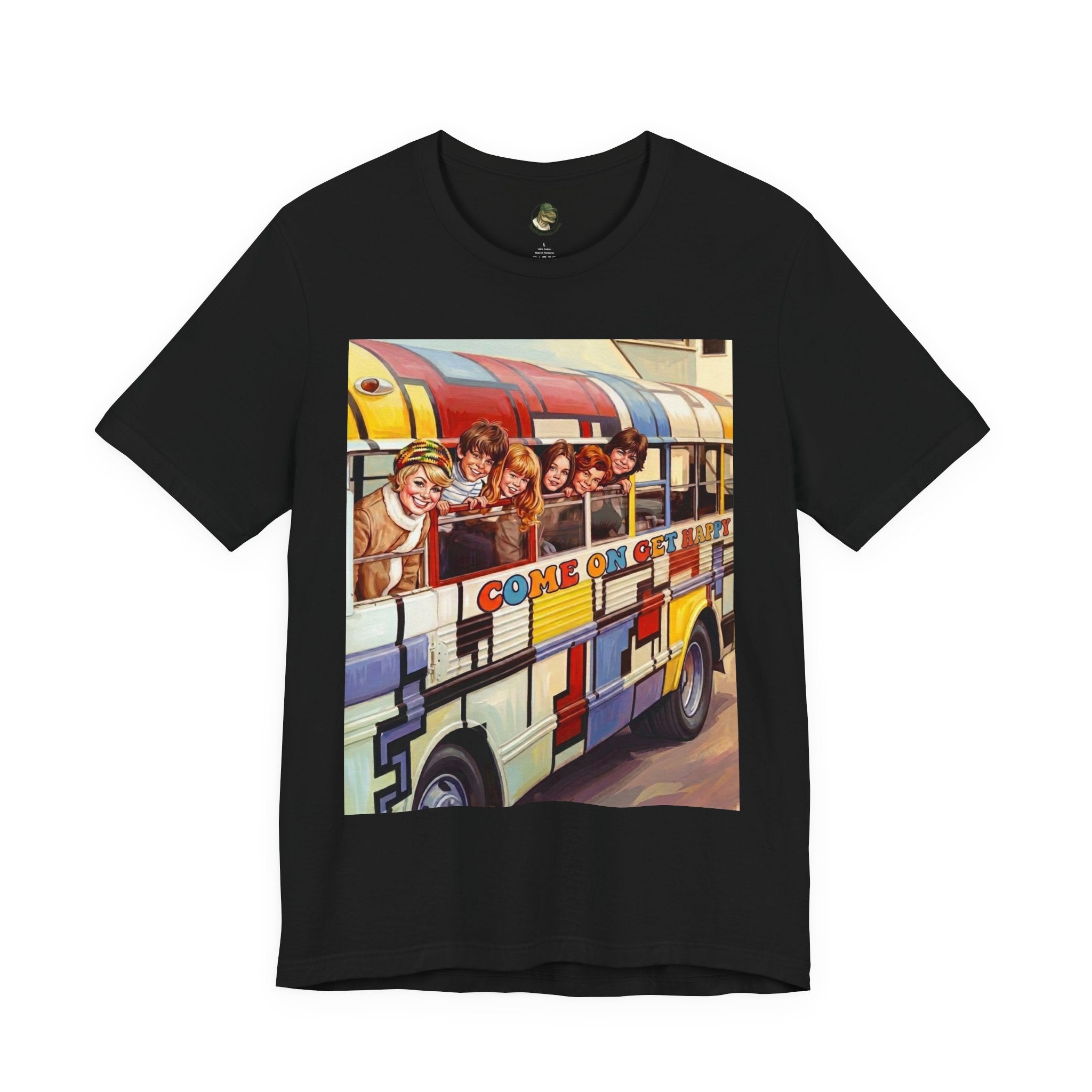Unisex "Come On, Get Happy" Retro Graphic T‑Shirt