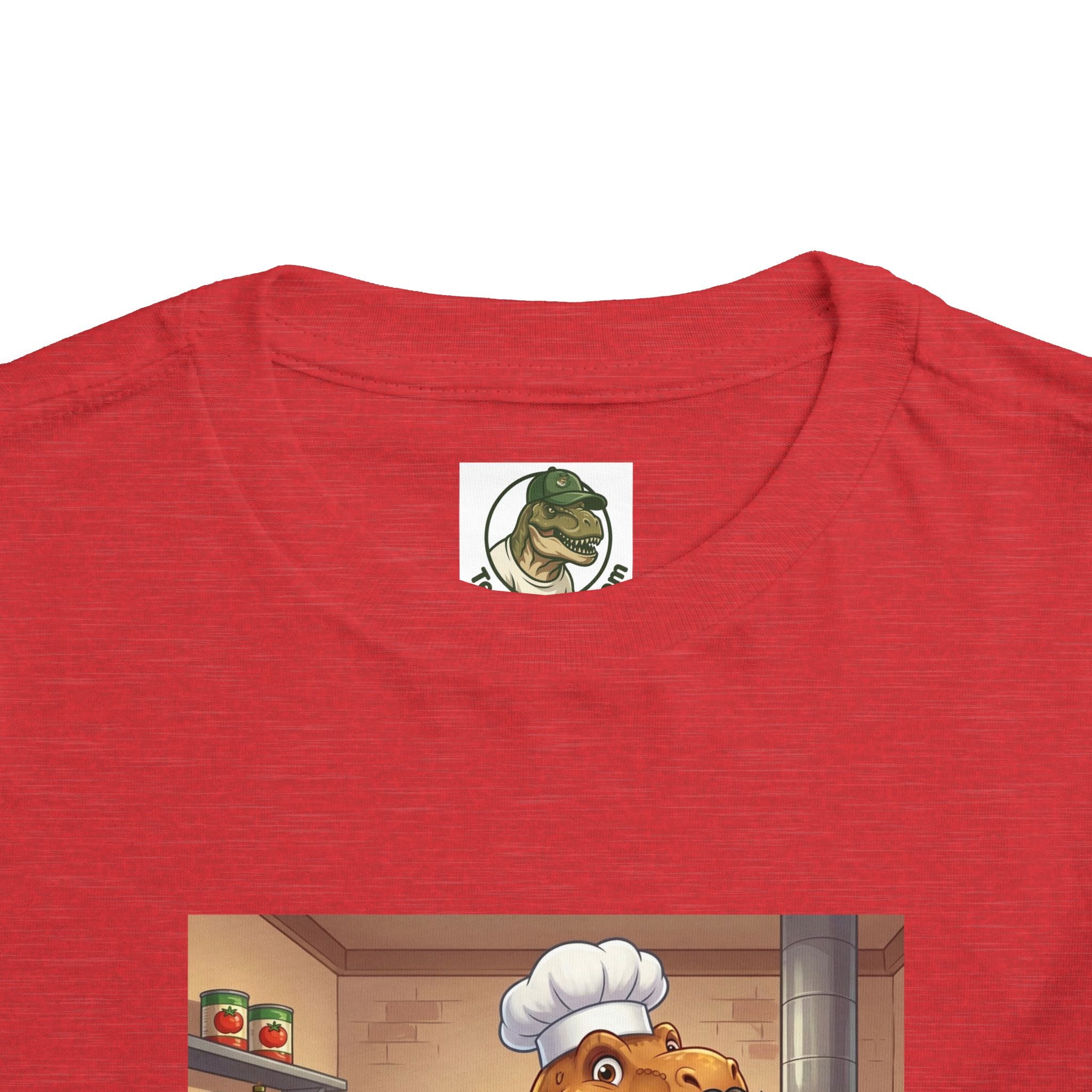 Ernest T. Rex Pizza Chef Toddler Tee