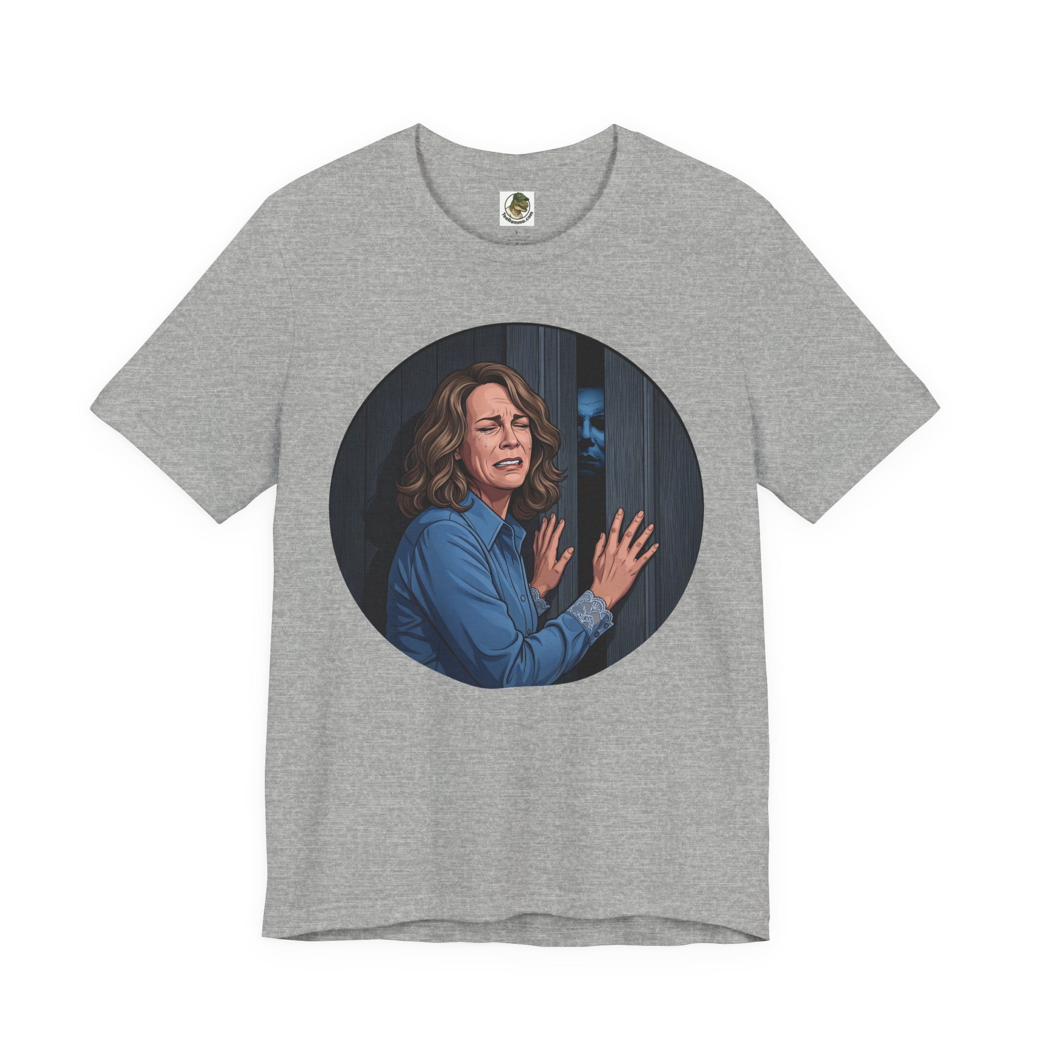 Unisex 'Demon at the Door' Cotton T-Shirt