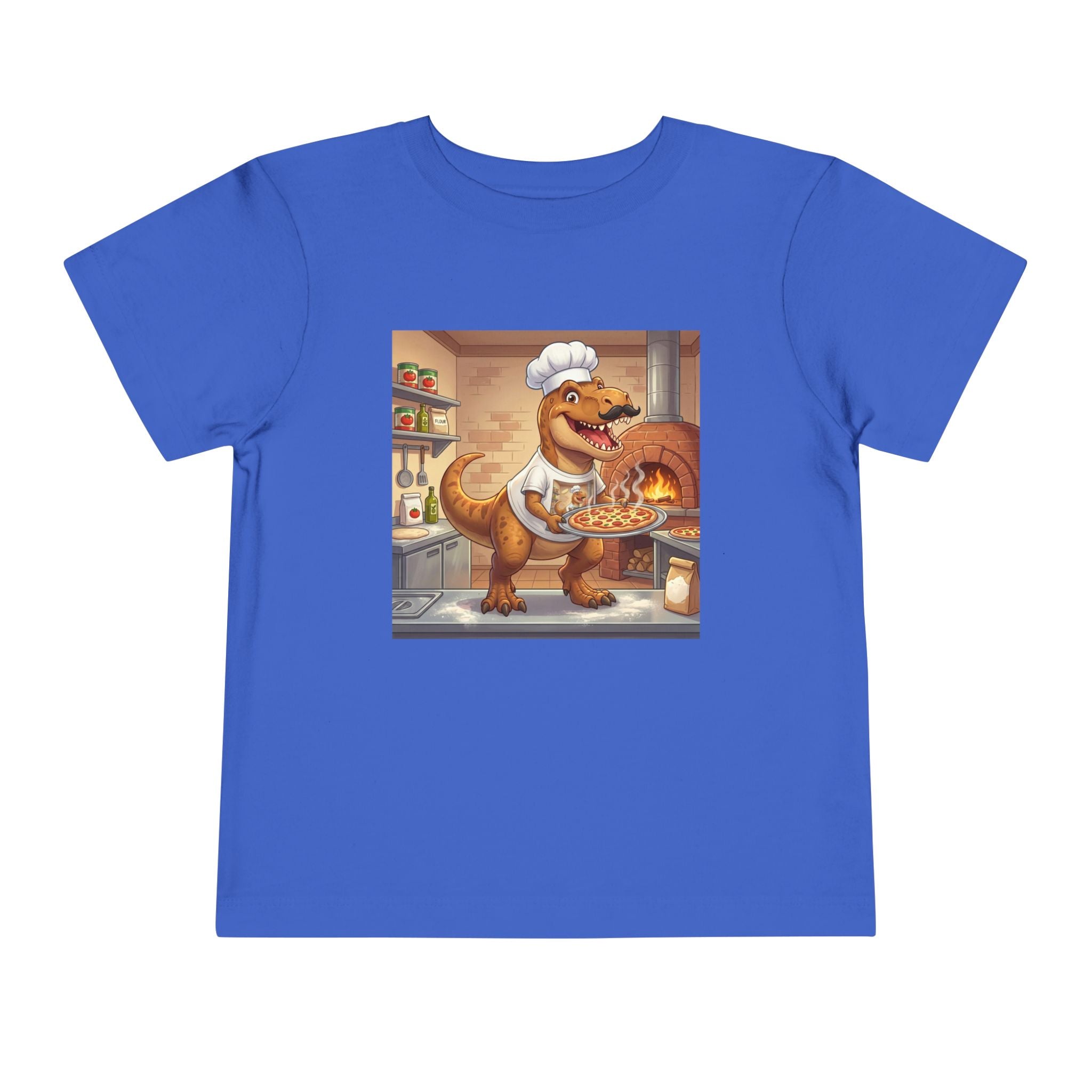 Ernest T. Rex Pizza Chef Toddler Tee