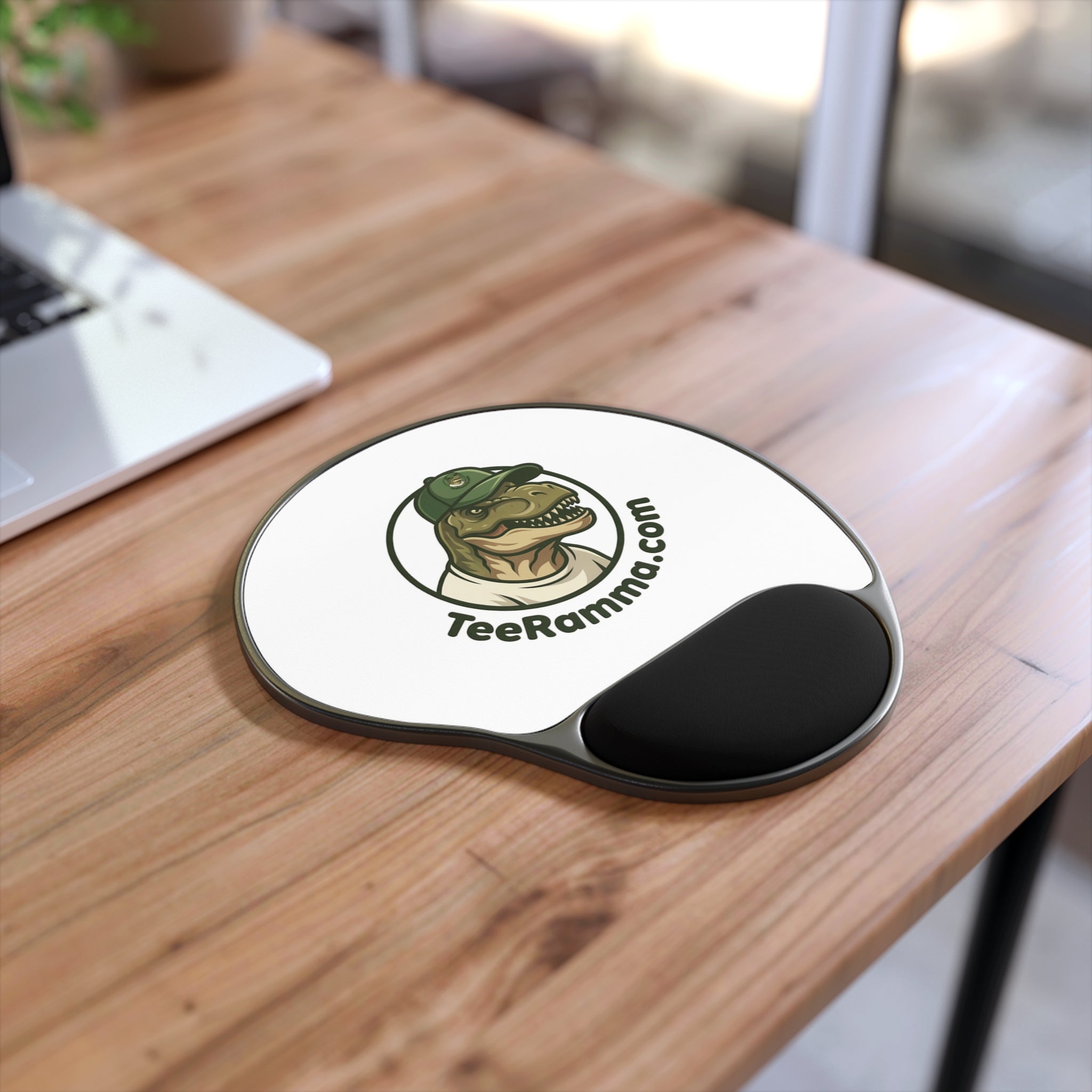 TeeRamma Logo Ergonomic Mouse Pad with Wrist Rest