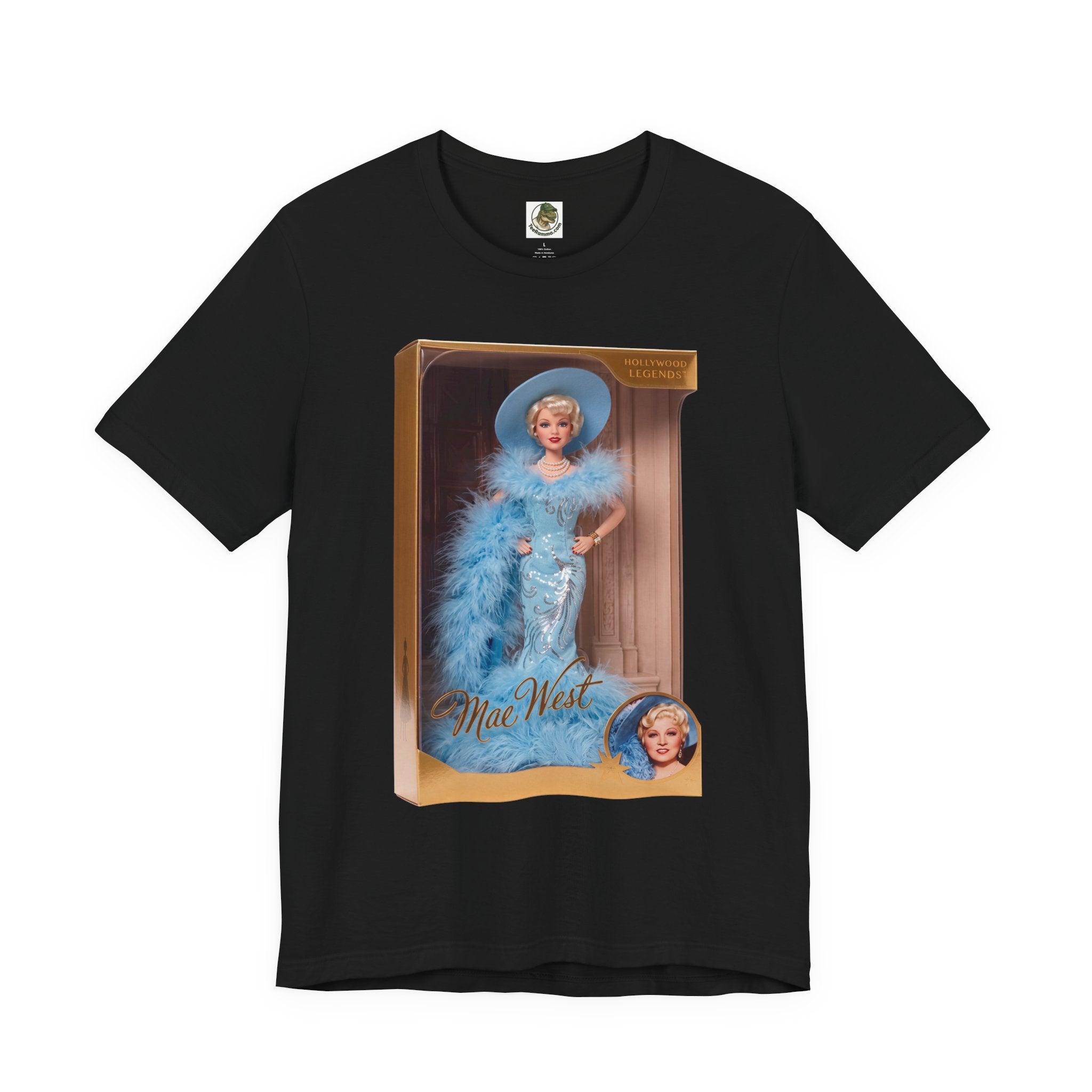 Unisex Mae West Fashion Doll Cotton T-Shirt