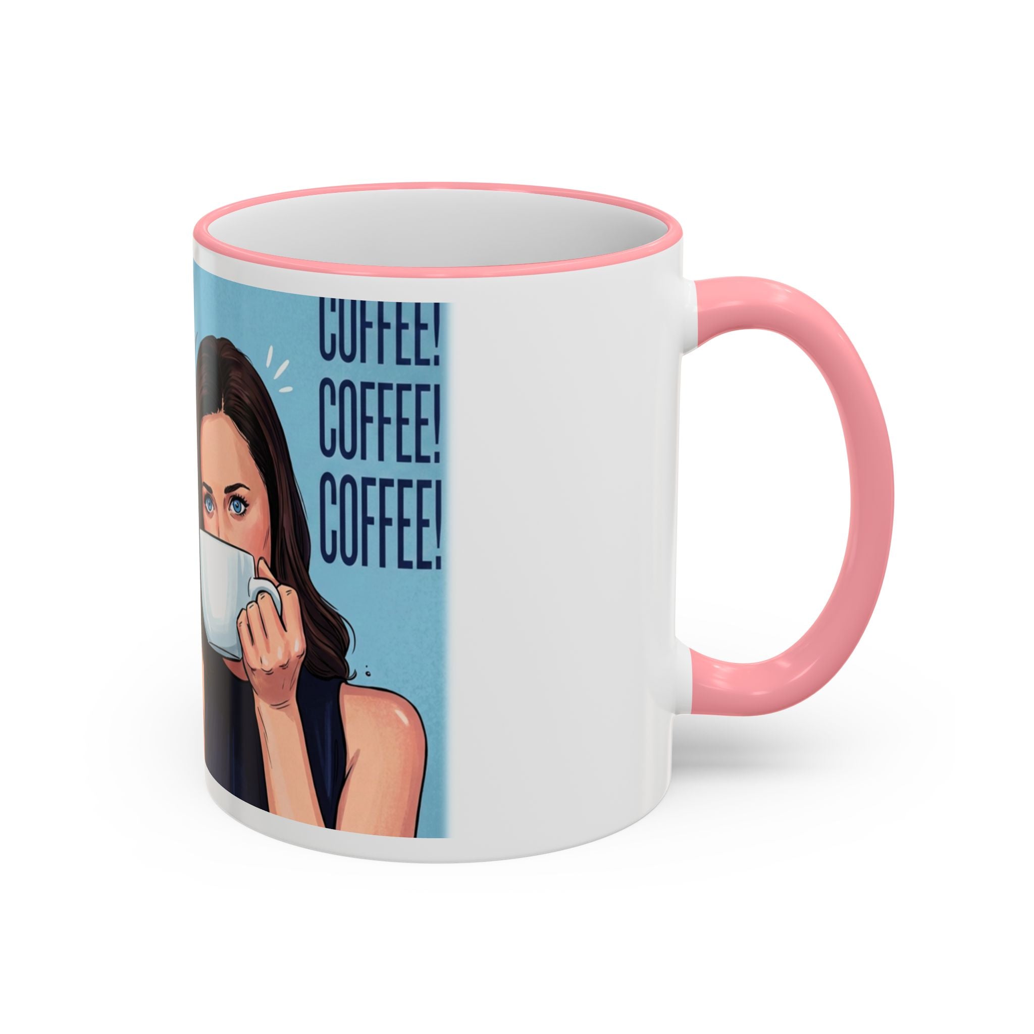 Coffee! Coffee! Coffee! Ceramic Coffee Cup(15oz)