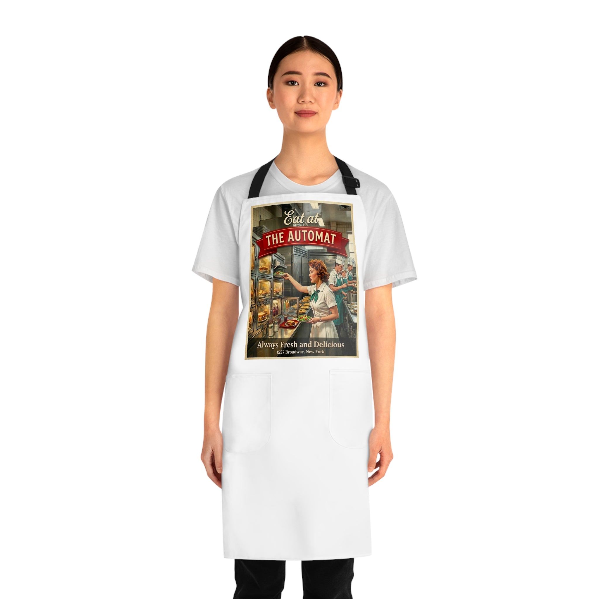 Eat at The Automat Retro Kitchen Apron