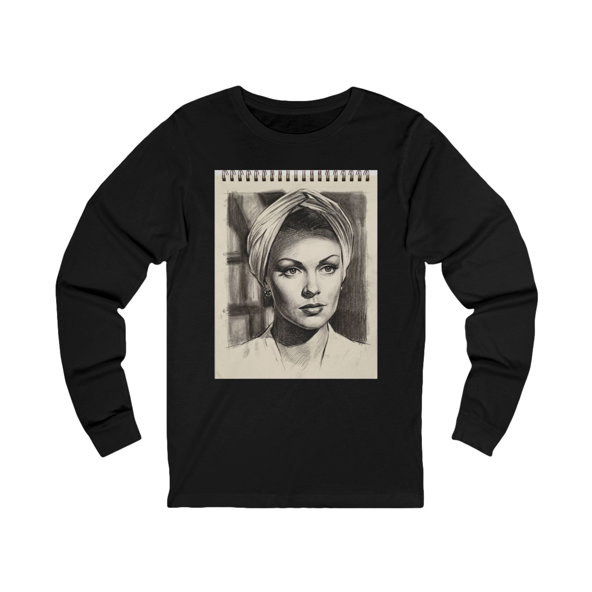 The Glamour Queen Sketchbook Long Sleeve Tee