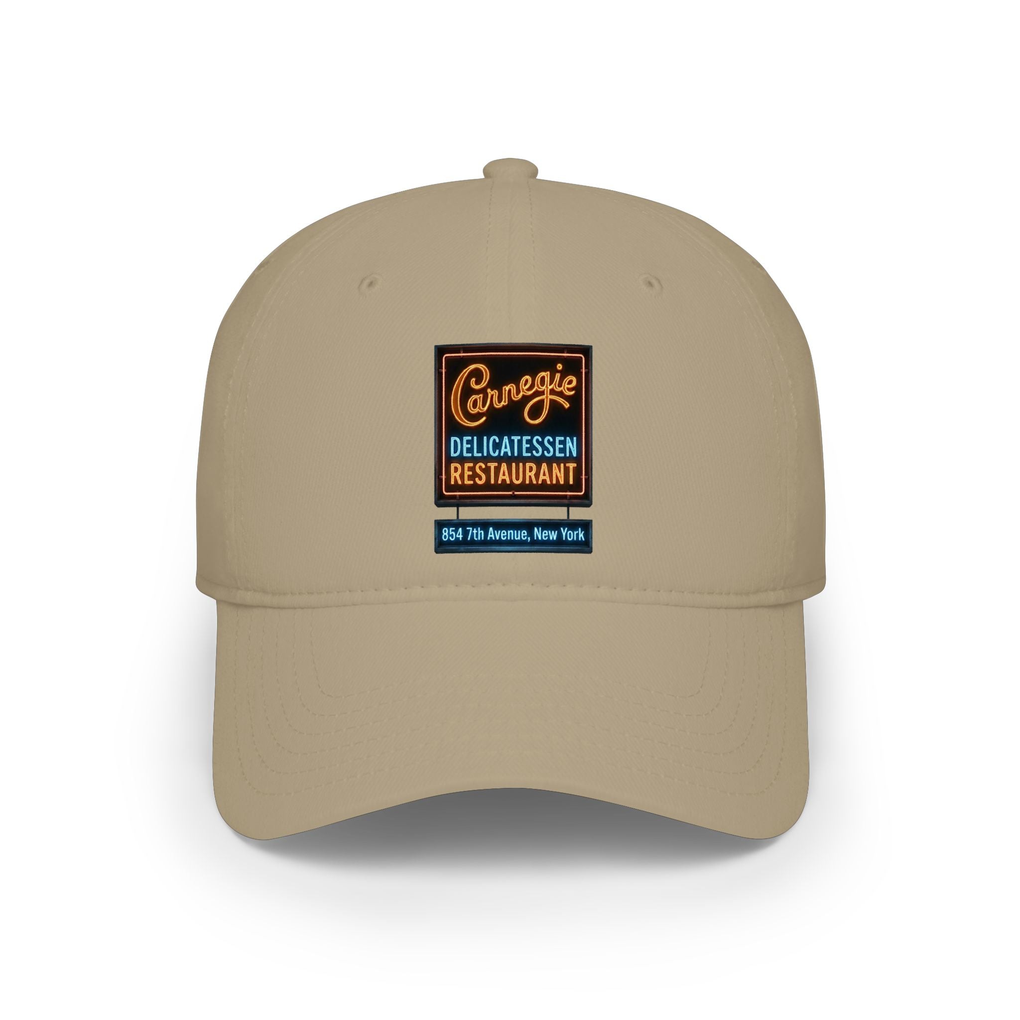 Vintage Carnegie Deli Baseball Cap -- Retro Neon Sign