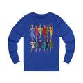 Unisex 'Sixties Fashion Show' Cotton Long Sleeve Tee