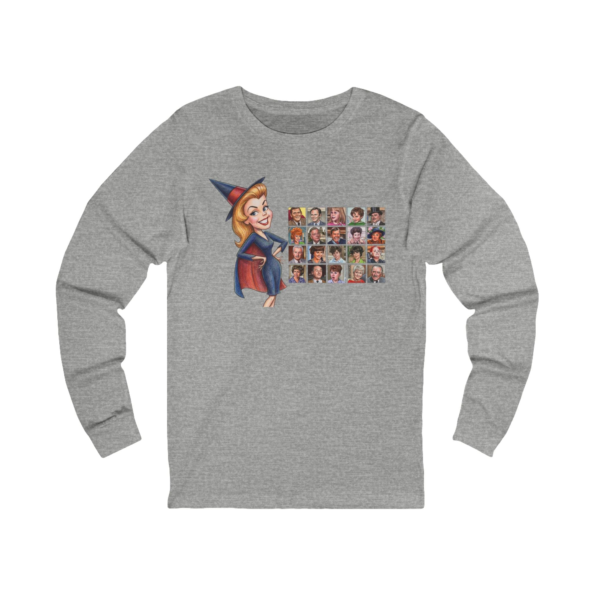 Unisex "Witch Family" Collage Long Sleeve Tee