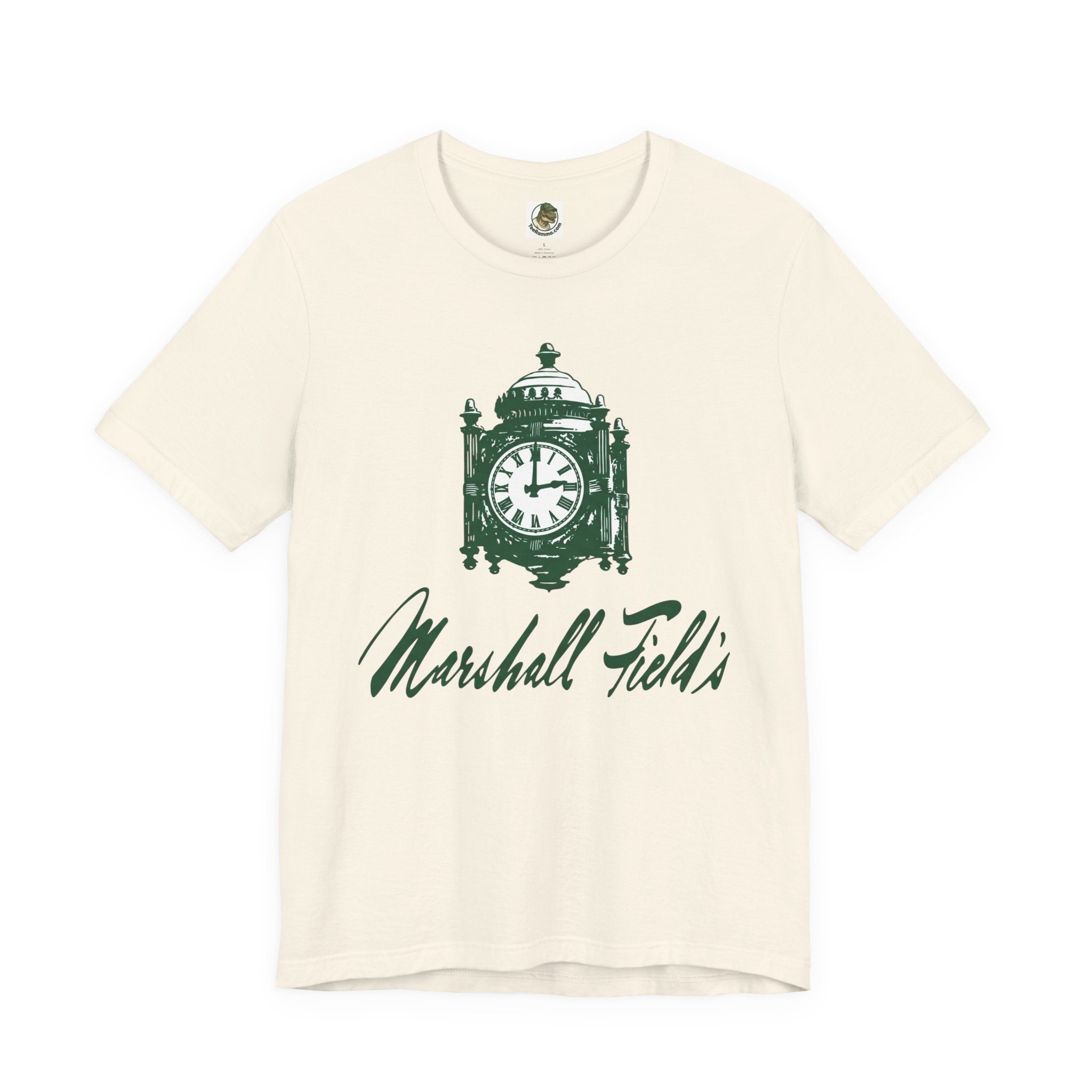 Unisex 'Marshall Field’s Clock' Vintage Graphic T‑Shirt