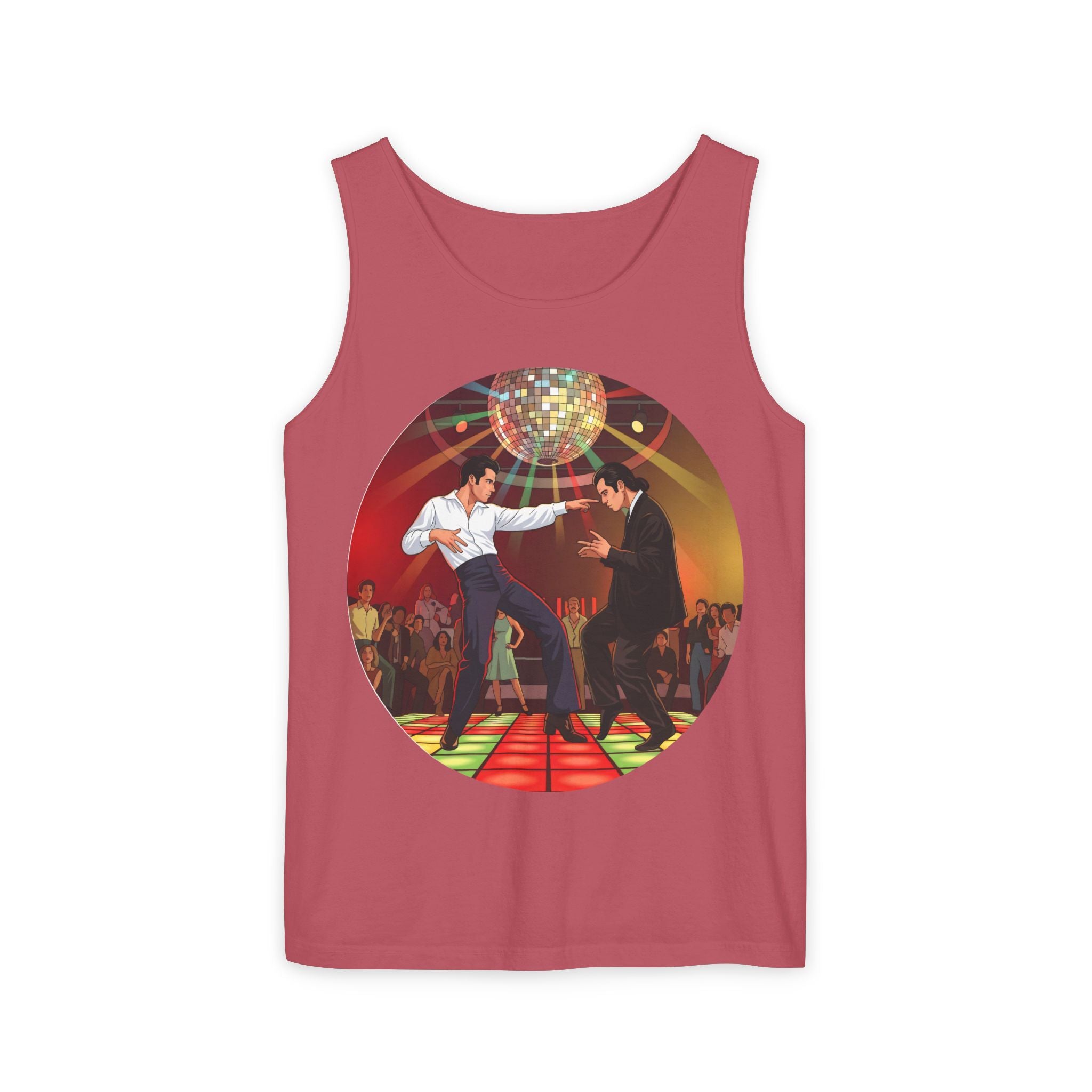 Unisex 'Dancing Together' Cottton Tank Top