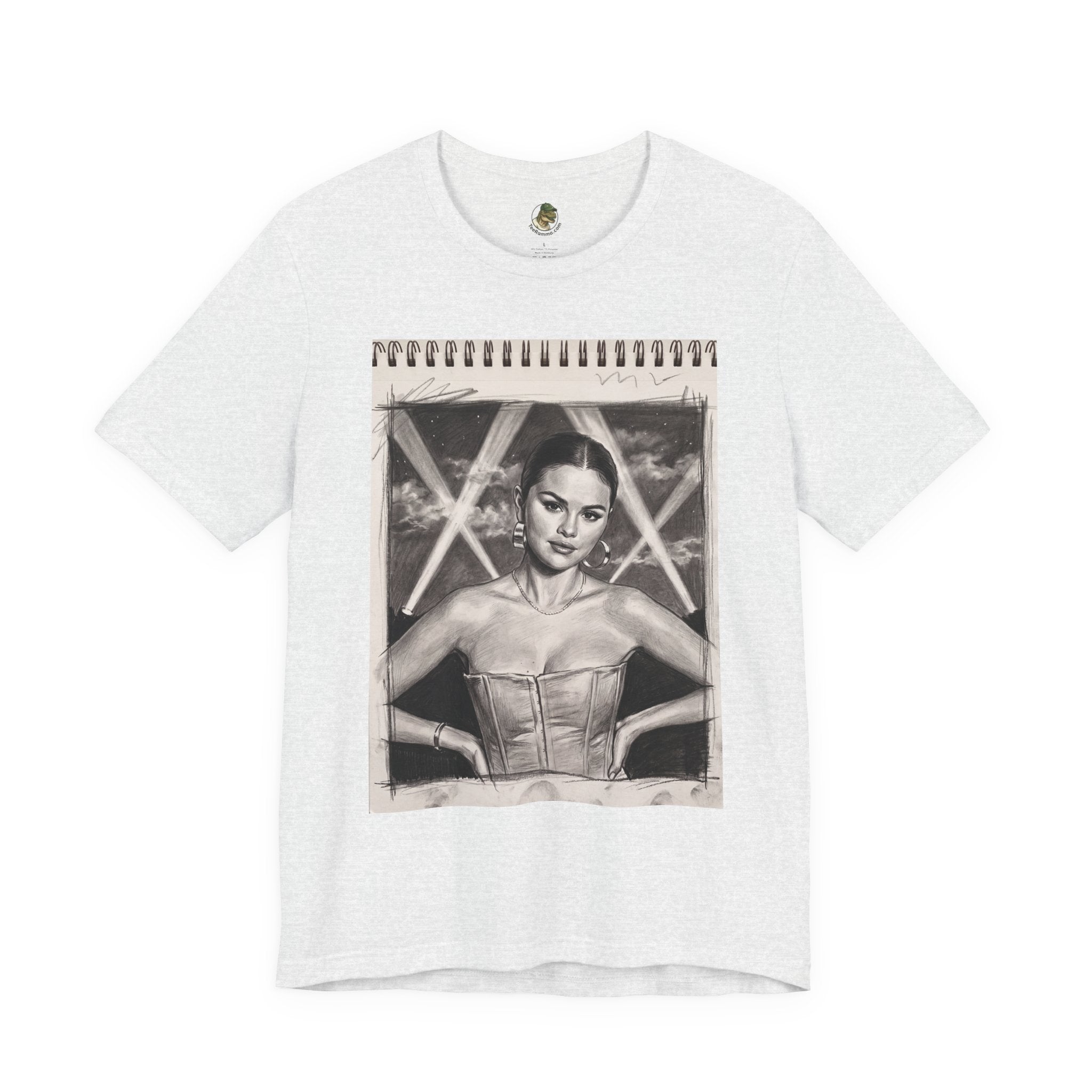 Unisex "Sel" Sketchbook Cotton T-Shirt