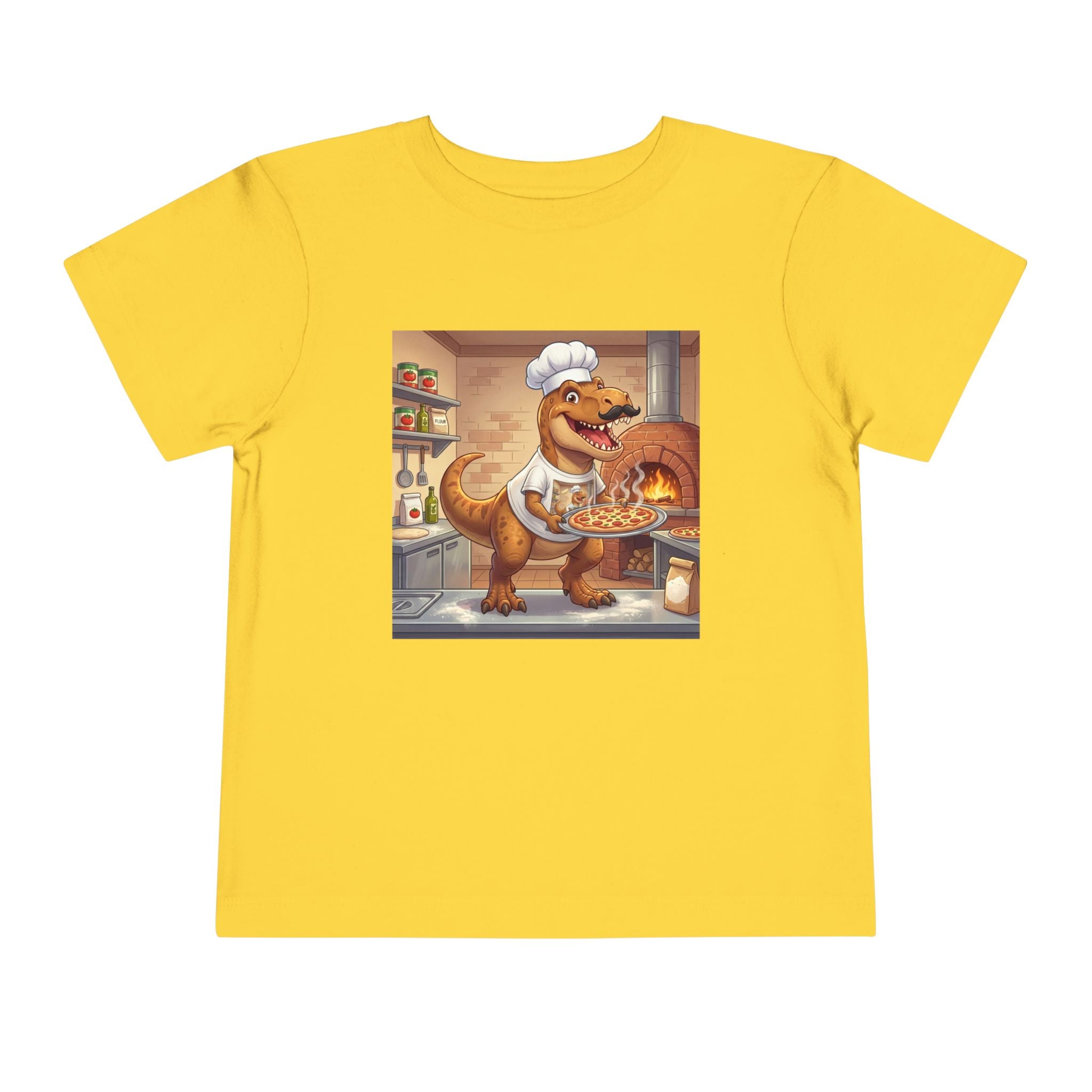 Ernest T. Rex Pizza Chef Toddler Tee