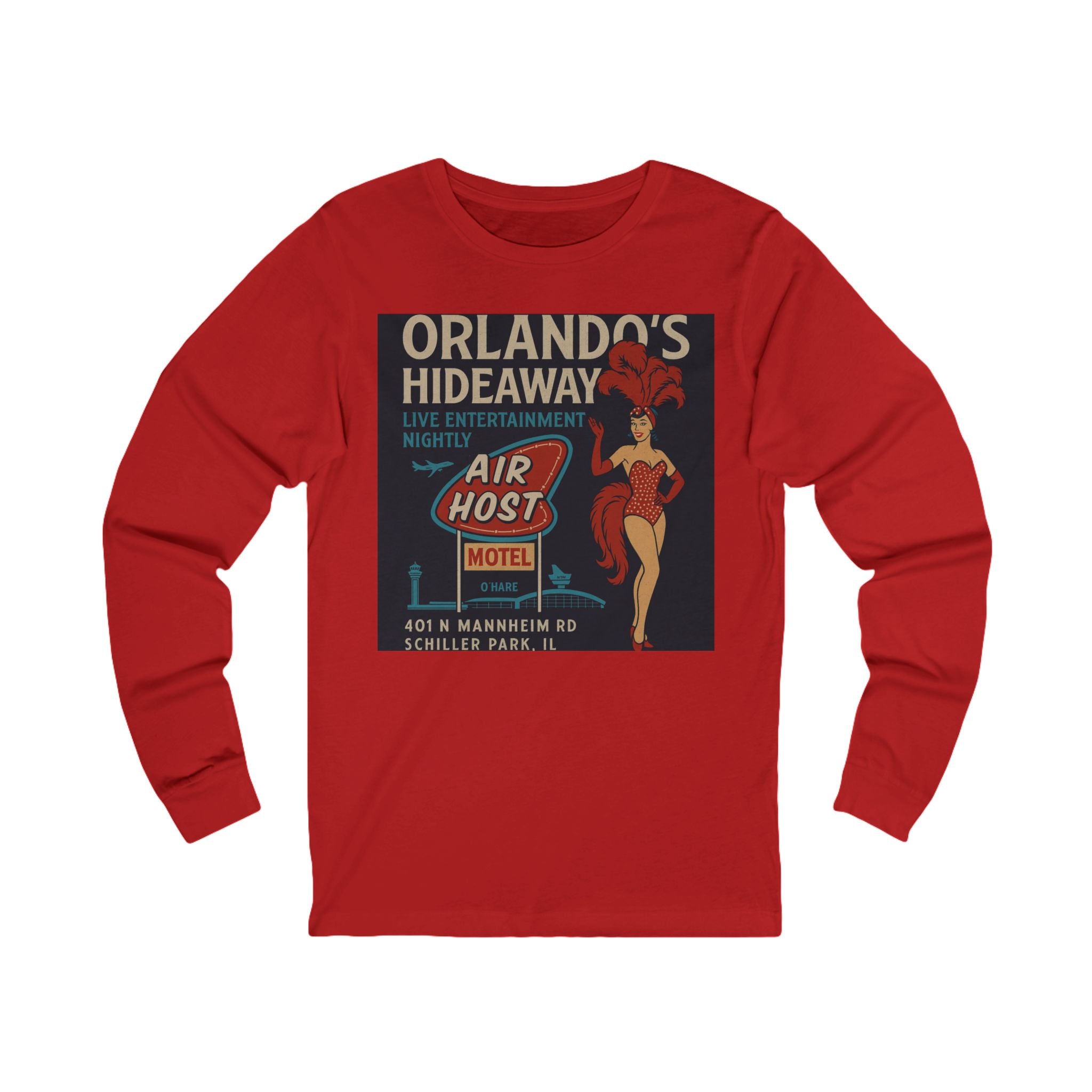 Vintage Orlando's Hideaway Long Sleeve Tee