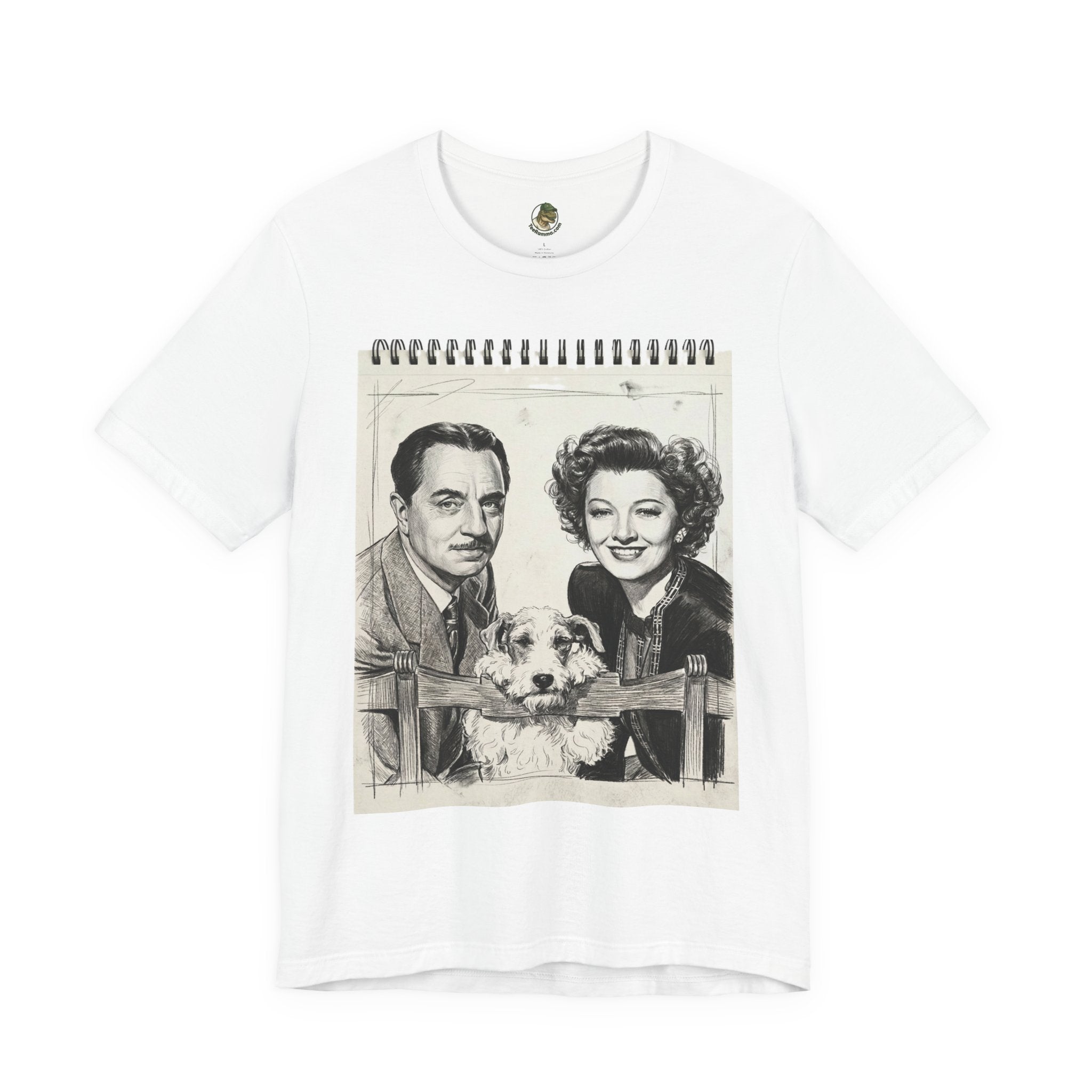 Nick & Nora & Asta Too Sketchbook Tee