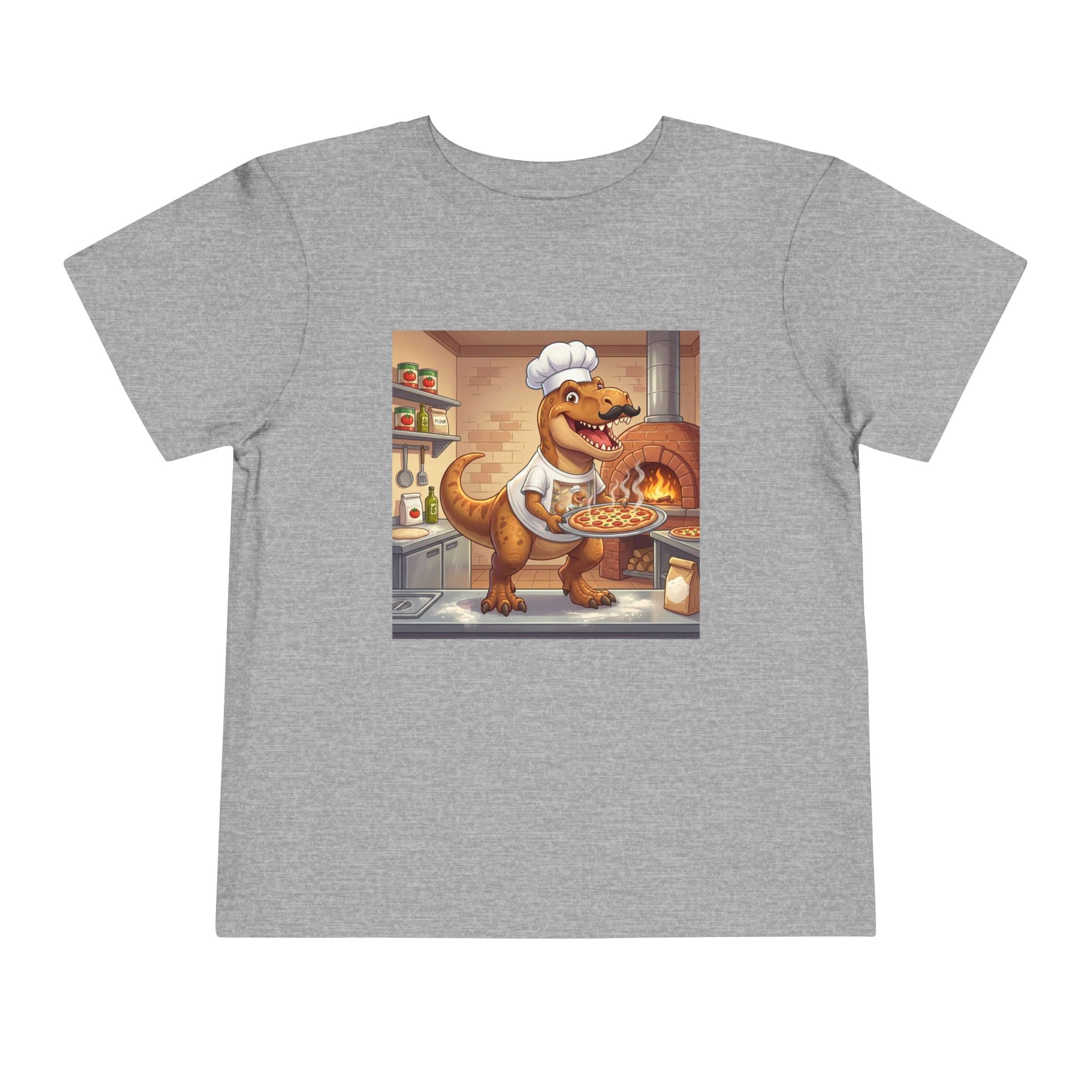 Ernest T. Rex Pizza Chef Toddler Tee