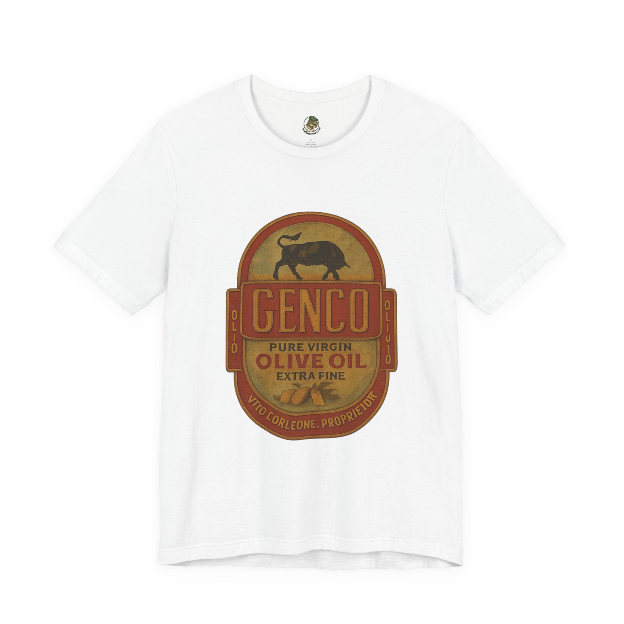 Genco Olive Oil Vintage Label Tee