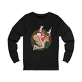 Christmas Wreath Claus Family Long Sleeve Tee