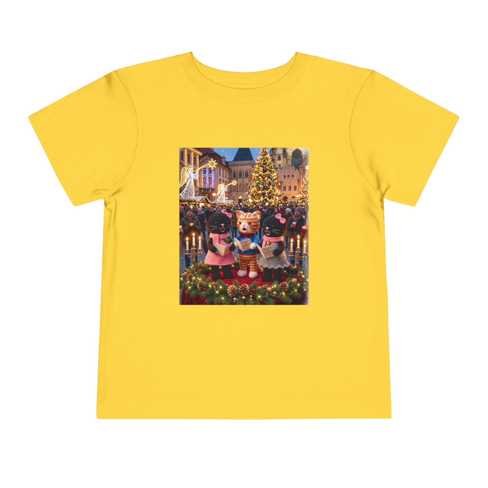 Christmas Kitty Choir Toddler Tee