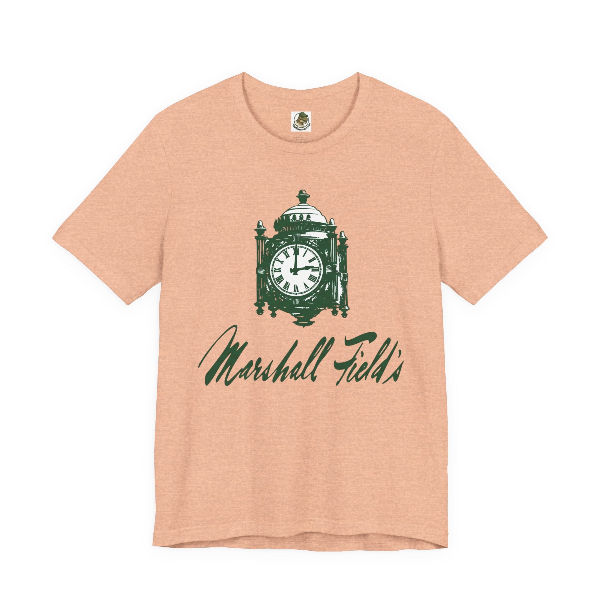 Unisex 'Marshall Field’s Clock' Vintage Graphic T‑Shirt