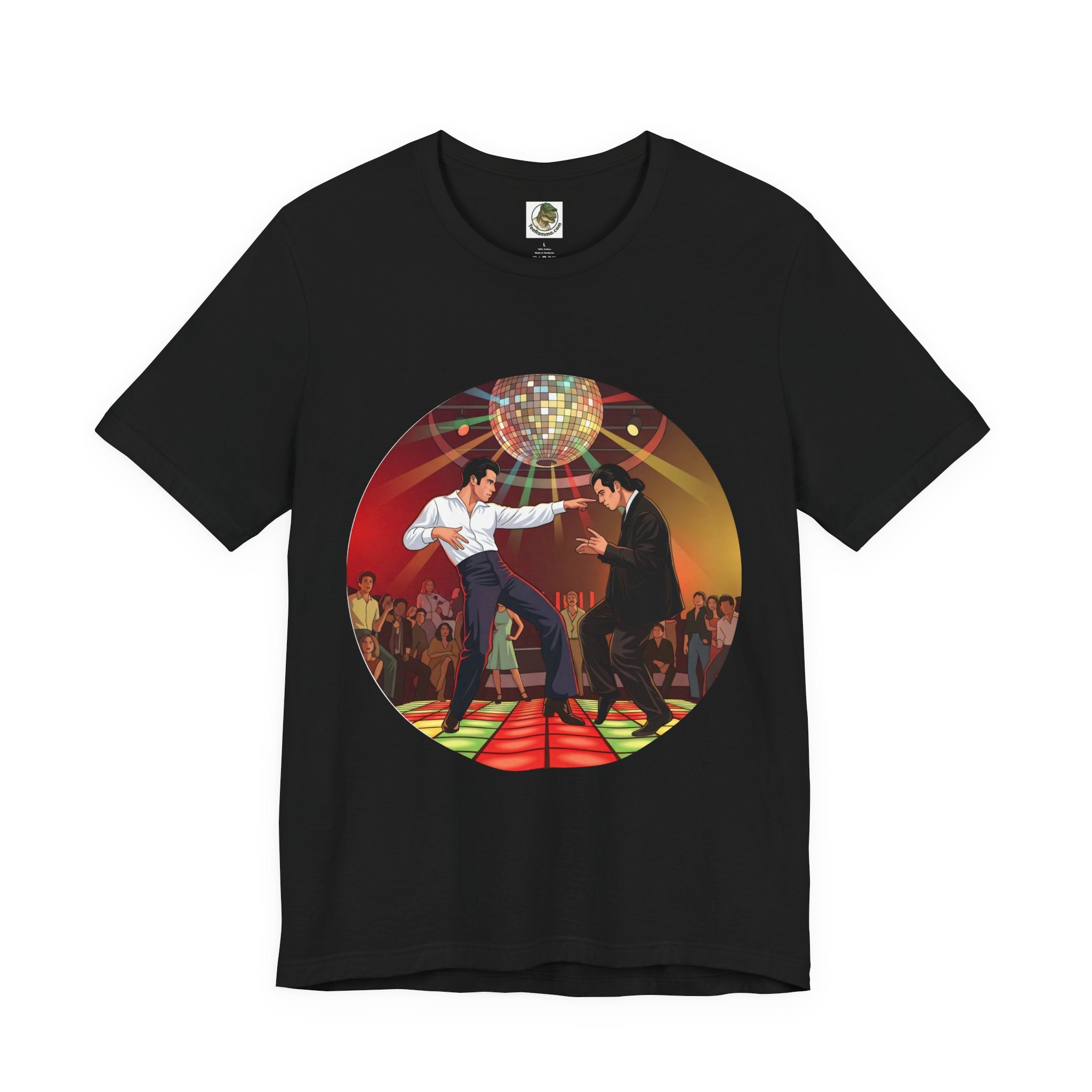 Unisex 'Dancing Together' Cotton T-Shirt