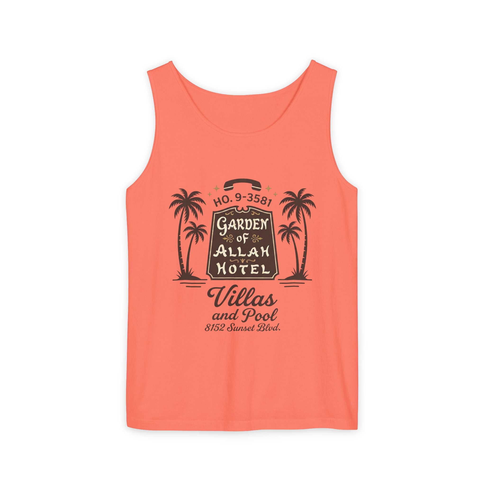 Vintage Garden of Allah Hotel Tank