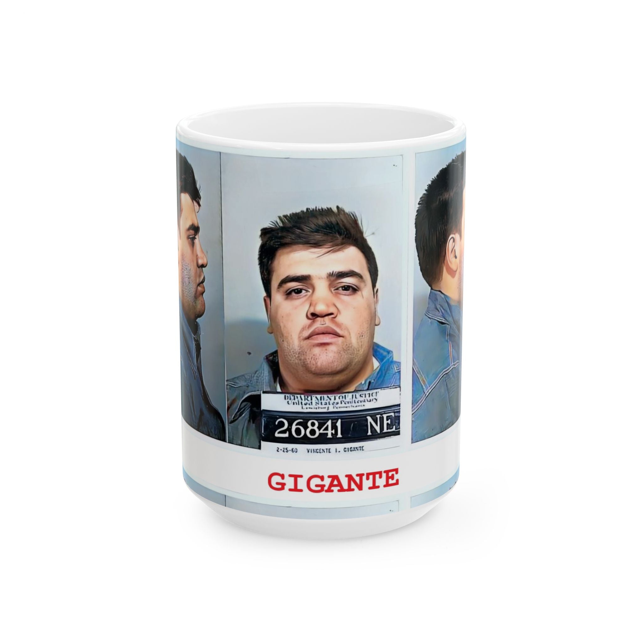 MUGshot: Vincent Gigante Ceramic Coffee Cup (15oz)
