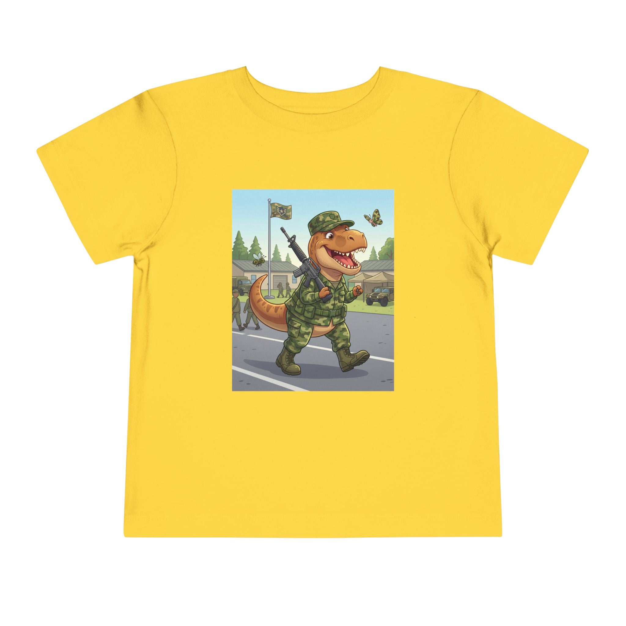 Ernest T-Rex Soldier Toddler Tee