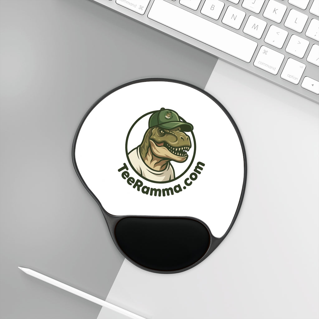 TeeRamma Logo Ergonomic Mouse Pad with Wrist Rest