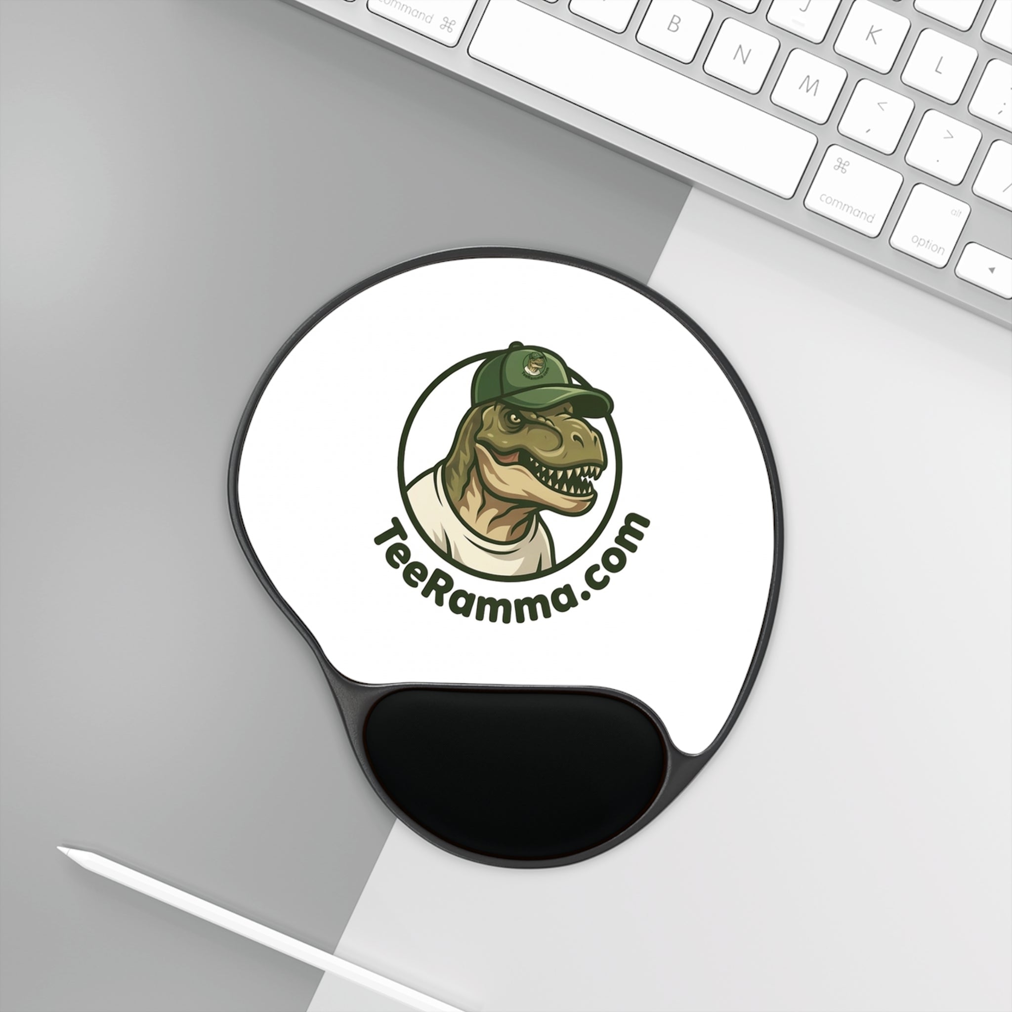 TeeRamma Logo Ergonomic Mouse Pad with Wrist Rest