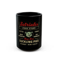 Pork Store Black Ceramic Mug (15oz)