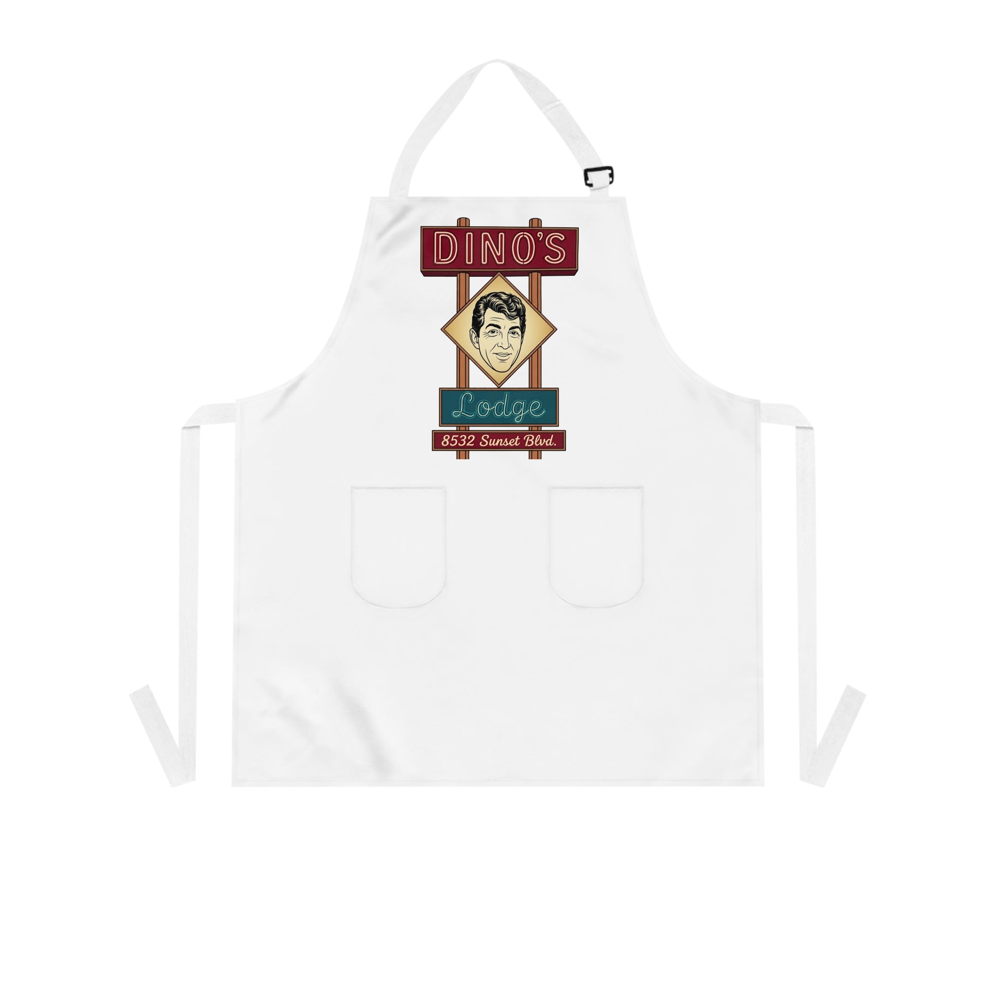 Dino's Lodge Vintage Kitchen Apron