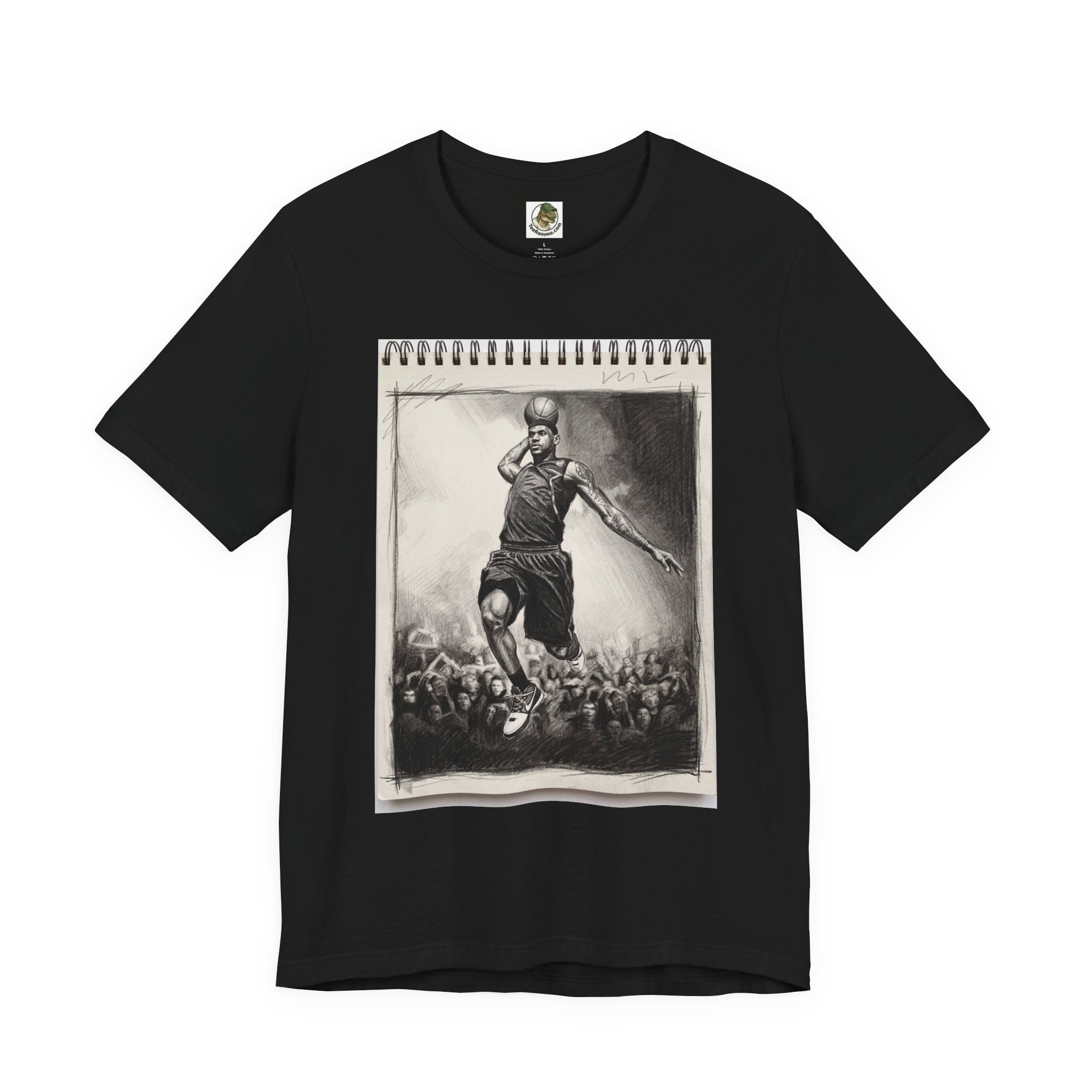 Unisex "King James" Sketchbook Cotton T-Shirt