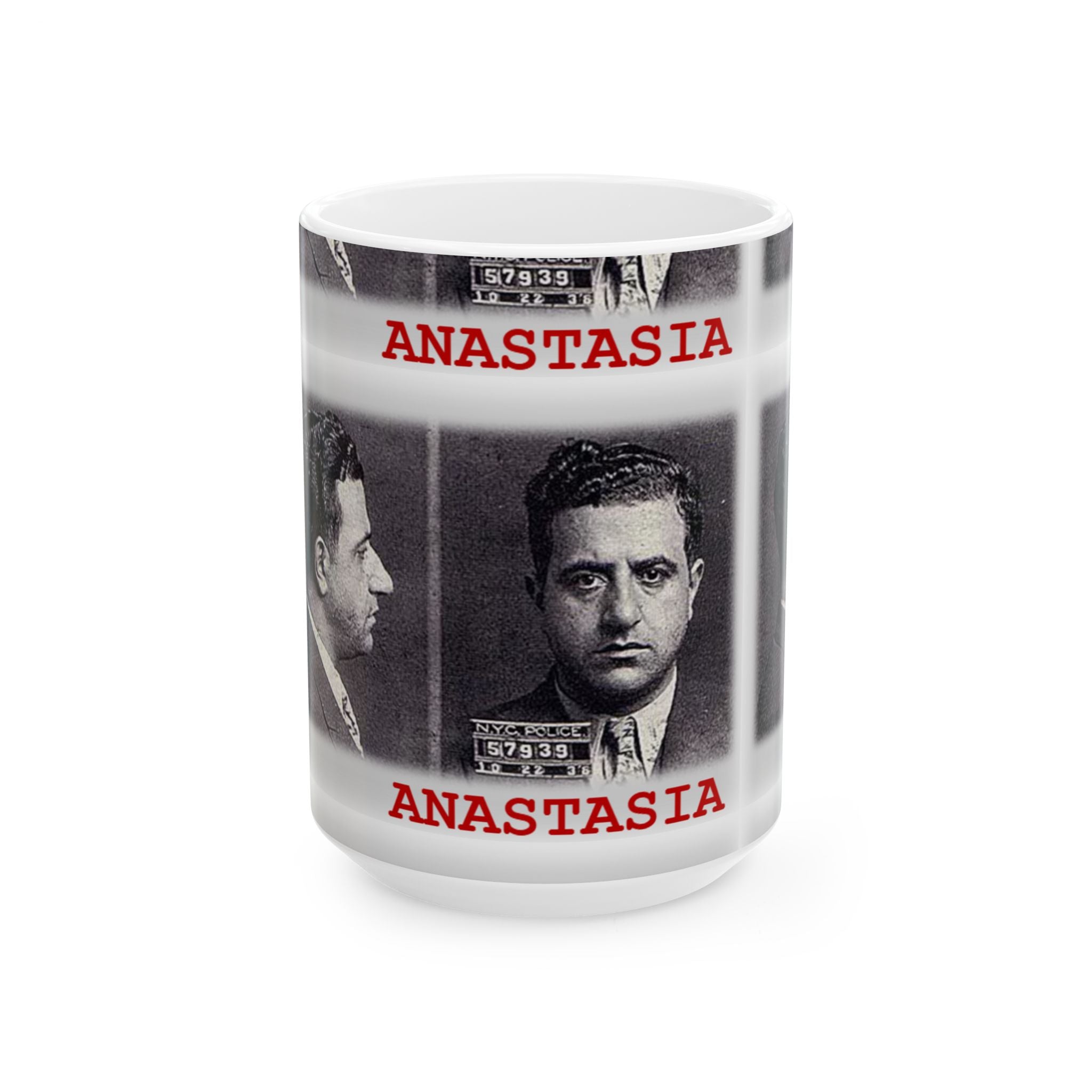 MUGshot: Albert Anastasia Ceramic Coffee Cup (15oz)
