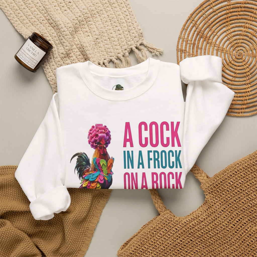 Unisex "Best Dressed Rooster" Crewneck Sweatshirt