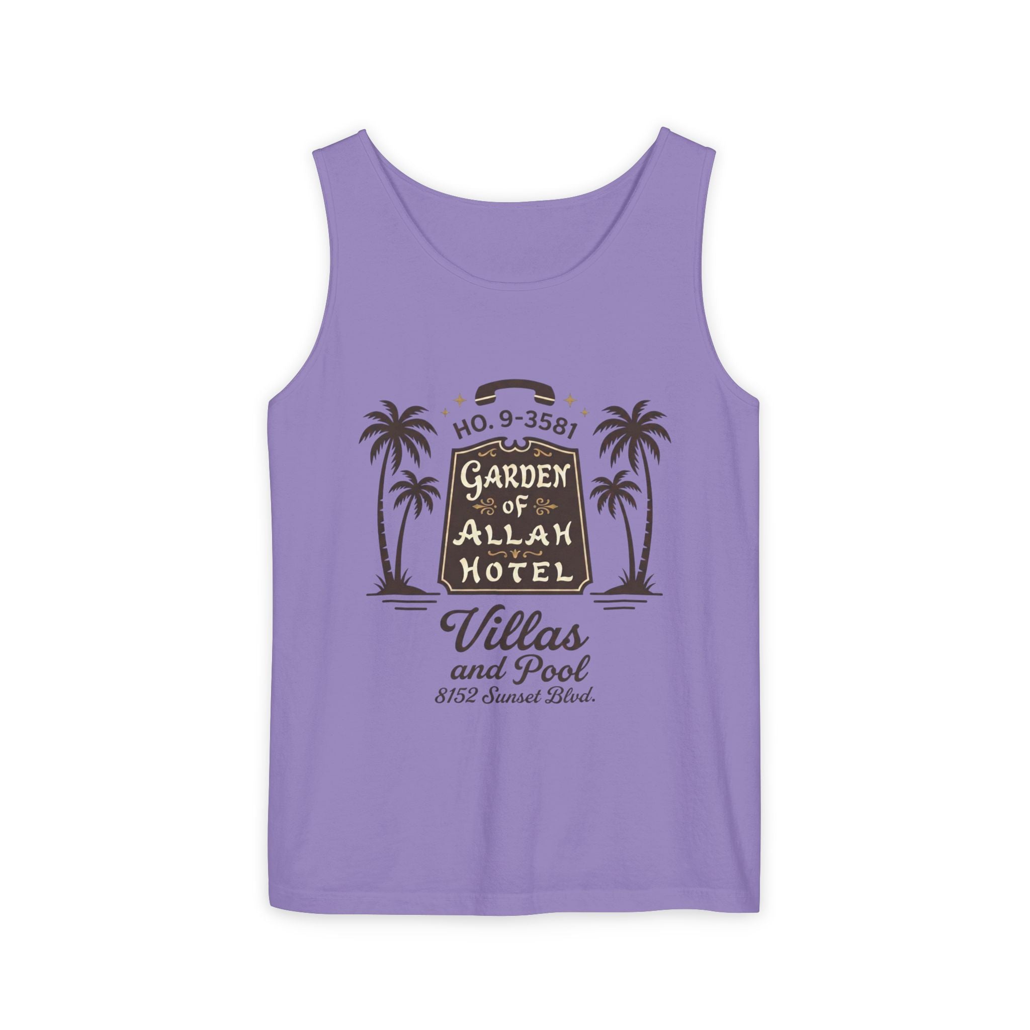 Vintage Garden of Allah Hotel Tank