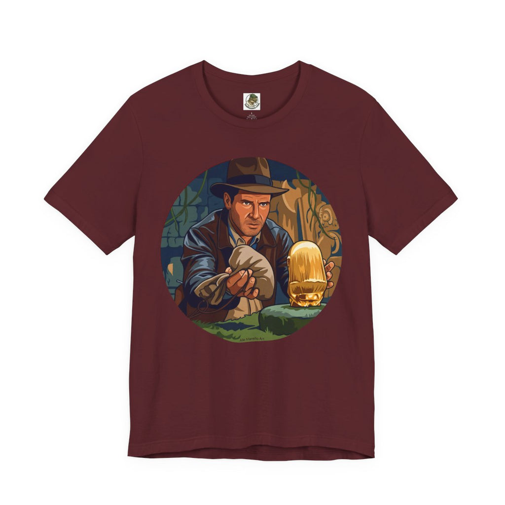 Unisex 'Adventure Man' Cotton T-Shirt