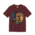 Unisex 'Adventure Man' Cotton T-Shirt